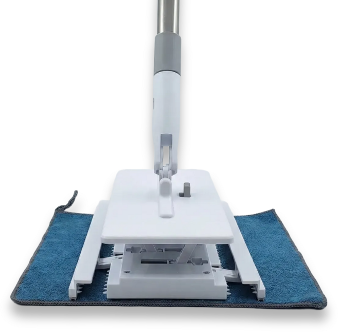 롱라이트 딸깍핏 원터치 밀대걸레 + 청소용 걸레 1매 + 고정거치대 1개, 1세트