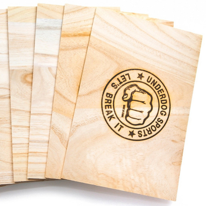 어린이 태권도격파용 나무송판 격파장, 0.5cm(10개)