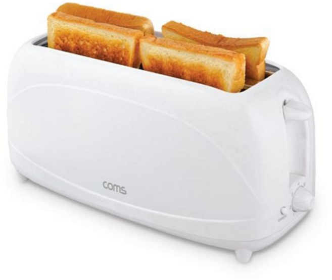 주방 토스터기 간편 분리형 식빵 4구 토스터기 팝업 자동 굽기 부스러기 가정용 받침 가전