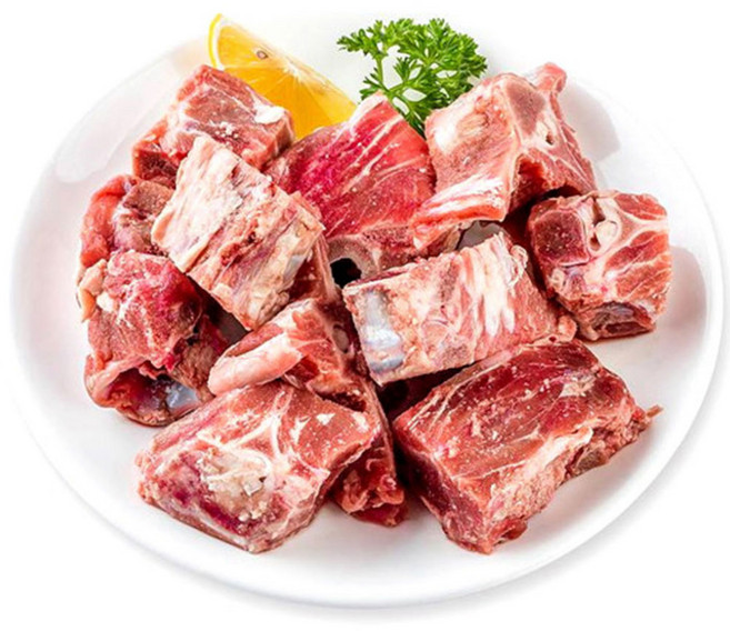 (배터짐) 양내장 양간 양염통 양깐양 양콩팥 양등뼈 양갈비 양사골 양족 양지방 구이 볶음 양탕세트 (일요일&당일발송), 1kg, 2개, 램양등뼈