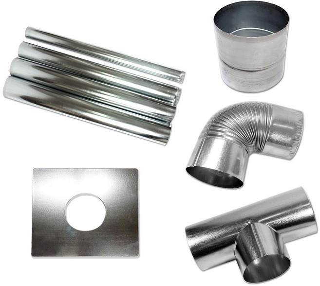 알파라이프 (유엔유몰) 국산 연통 125mm 110mm 90mm 65mm, 1개