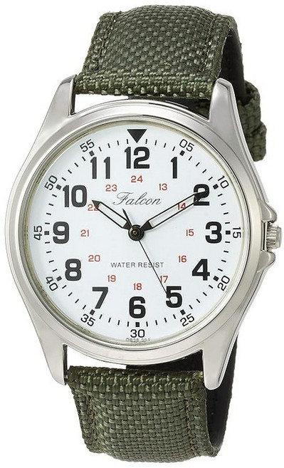 2위 - 시티즌 CITIZEN Q&Q Falcon 팔콘 손목시계 남성용 그린 QB38-304