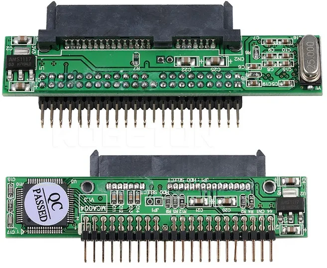 Sata-IDE 어댑터 2.5 Sata Female-3.5 IDE Male 변환기 40 핀 포트 1.5Gbs 2.5-3.5 지원 ATA 133 100 HDD C, 03 TO 25 IDE 80 MALE