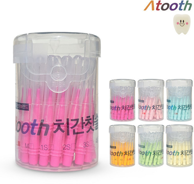 아투스 치과용 치간 칫솔 / 치과의사가 개발한 맞춤형 사이즈, 1.5mm, 30개입, 1개