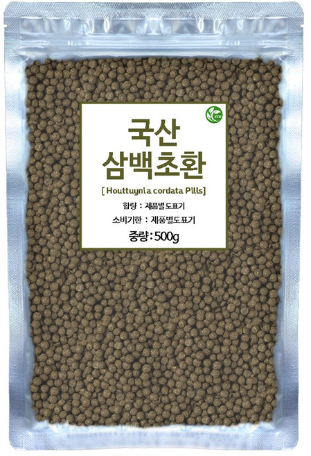 삼백초환 500g 국내산 삼백초/뽕잎/감귤껍질/맥아 사용, 1개