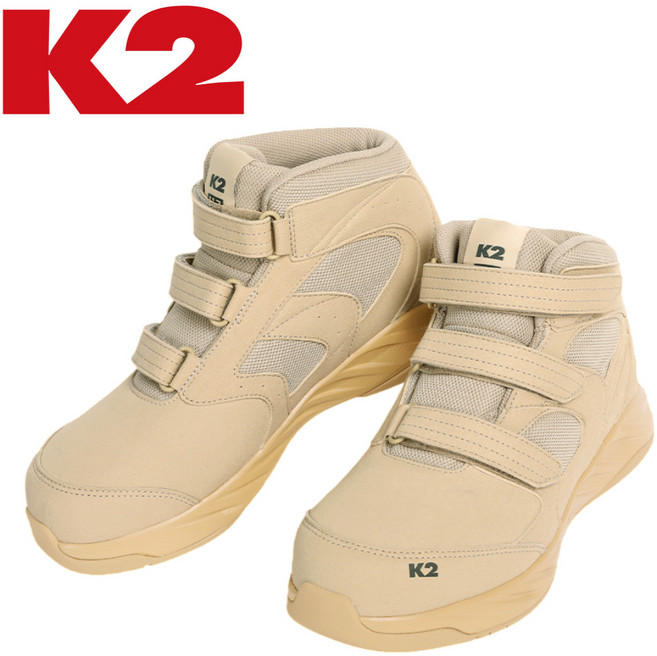 [매장발송] K2 남여공용 안전화 등산화 찍찍이 메쉬 작업화 현장 공사 낚시 농사
