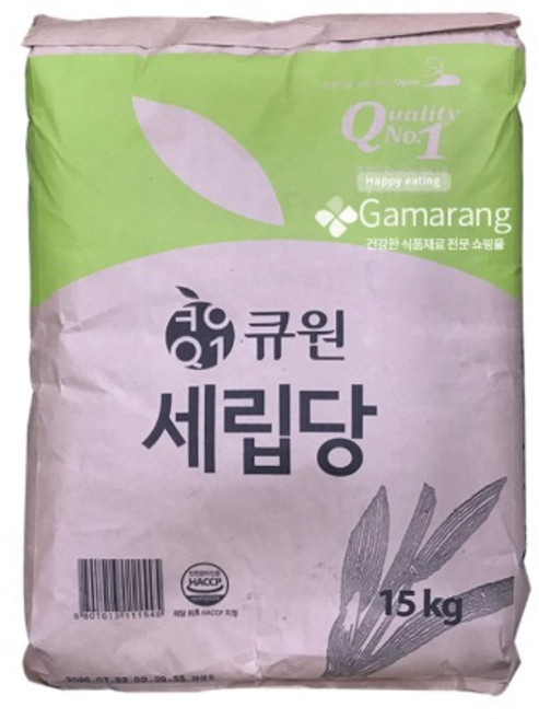 큐원 세립당 15kg 삼양사 잘녹는고운설탕, 큐원세립당15kg, 1개