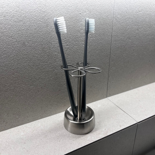 코지로로 칫솔거치대 스텐 칫솔꽂이, 1개