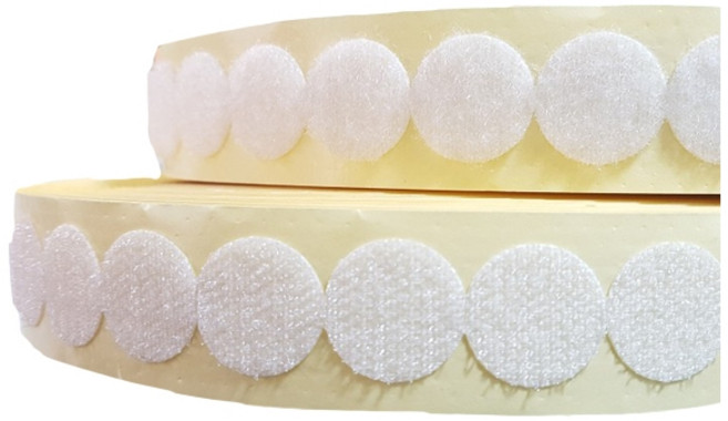 벨크로 원형 롤찍찍이테이프 세트 20mmX18M(20y)/137295/까슬이거칠이/보슬이보들이/DSMG, 1개