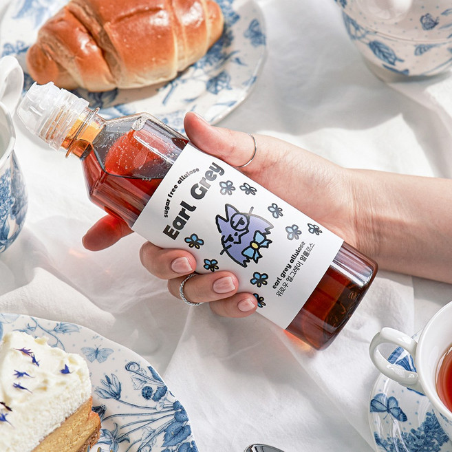 제로슈가 위로우 얼그레이 알룰로스 시럽, 2개, 490g