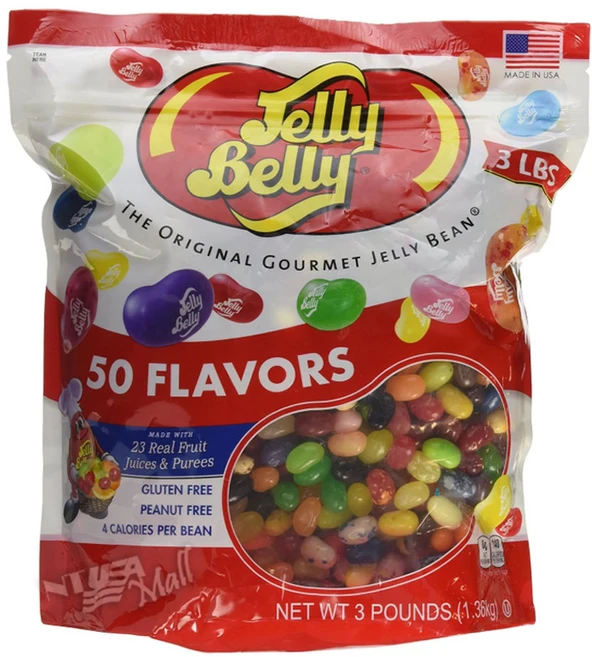 젤리벨리 젤리빈 50가지맛 대용량 1.36kg JELLY BELLY JELLY BEANS - 쿠팡
