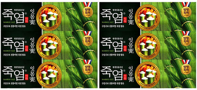 엘지 죽염 치약 잇몸고 120g 3입 2개