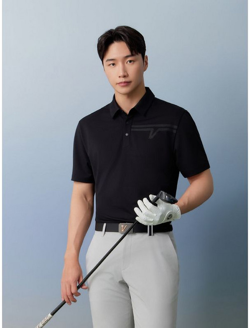 볼빅 어패럴 남성 BASIC PQ 제에리 반팔 티셔츠 ON VOTSP471 BK