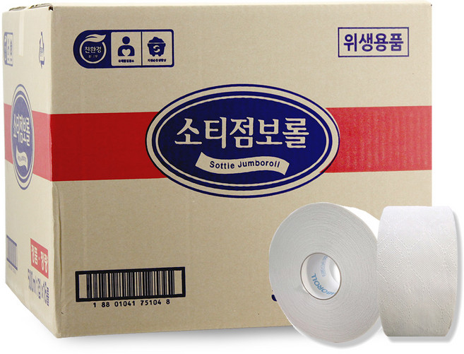 쏘티 점보롤 500m(1겹)x16롤, 1세트, 16롤