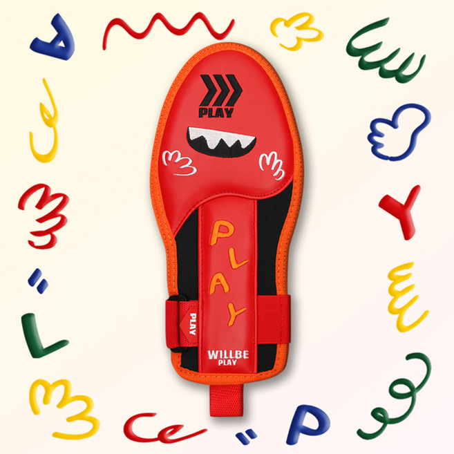 윌비플레이 야구 슬라이딩 주루 장갑 에일리언 FWB1EQRD, 1개