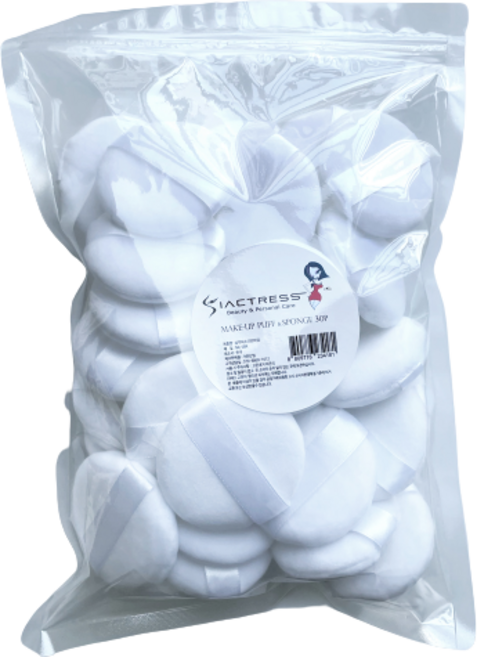 GAON IA_442 대용량 파우더퍼프 30P 극세사 파우더 퍼프 아이엑트리스, 30개