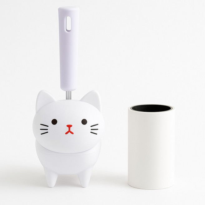 돌돌이 거치대 스탠드 보관함 롤테이프 리필, 화이트, 1개