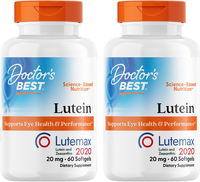 닥터스베스트 20mg 루테맥스 2020 소프트젤 지아잔틴 제아잔틴 루테인, 60정, 2개
