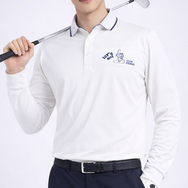 [SPM] 정품 쟌피엘A골프카라스판티 남성 긴팔 골프 골프웨어 티셔츠 상의 빅사이즈 국내제작