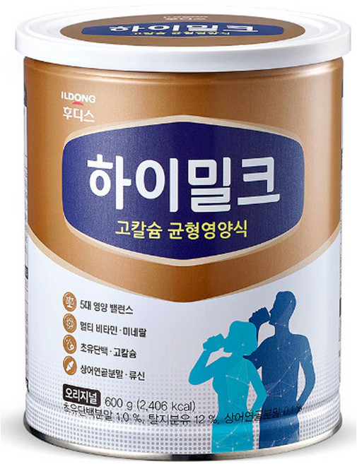 일동후디스 하이밀크 헬씨 밀크 포뮬라 성인분유 600g, 1개