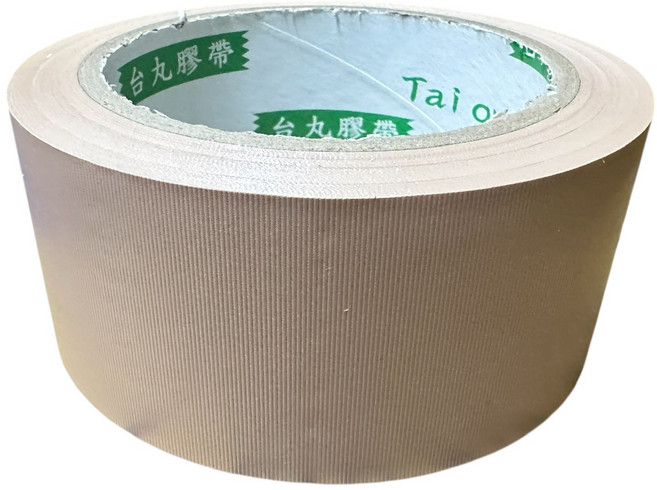 日洋 台丸PVC布紋膠帶48mm*30y 台灣製造 手撕易撕封箱膠帶, 48mm含稅負發票, 72個