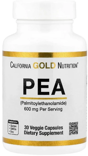 CGN PEA 팔미토일에탄올아마이드 캘리포니아골드뉴트리션 600mg 30캡슐, 1개, 30정 - 쿠팡