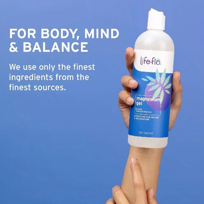 Life-flo (라이프플로) Relief Relaxation 마사지용 마그네슘 젤 473ml, 1개 - 쿠팡