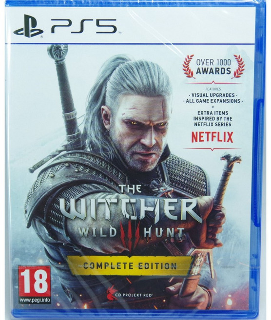 PS5 巫師 3：狂獵 完整版 The Witcher 3 Wild Hunt Complete Edition CD Projekt Red, 歐版中文版