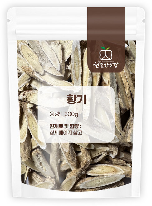 천일한약방 국산 제천 황기절 씻어나온황기, 300g, 1개