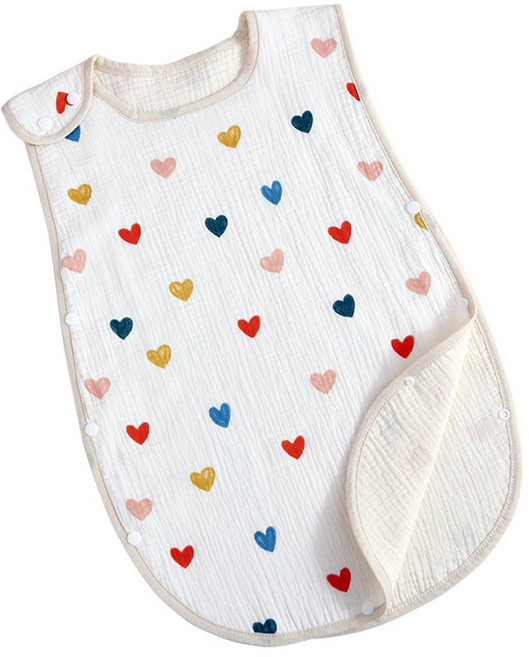 JoyBaby 四層紗布防踢被 無袖背心睡袋