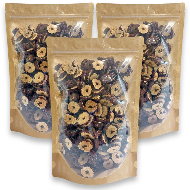 헬로우그린 대추 슬라이드 칩 250g(팩) 건대추 대추과자 대추칩, 3개, 250g