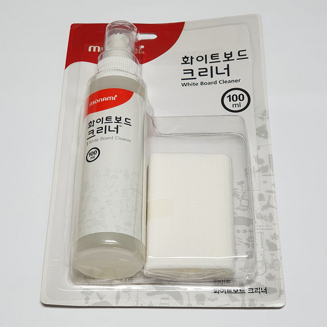 화이트보드 크리너 100ml/ 모나미 사무용 스프레이세정제 학교 학원 사무용품