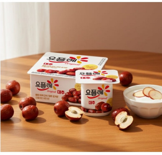 빙그레 요플레 대추, 80g, 28개