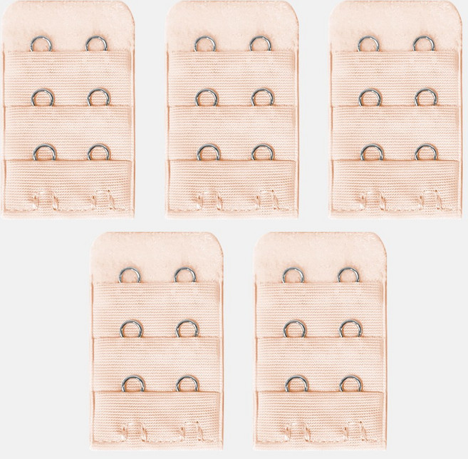 소소미도 5매 브라 연장 후크 브라 사이즈 조절 브라끈 (2후크 컬러)