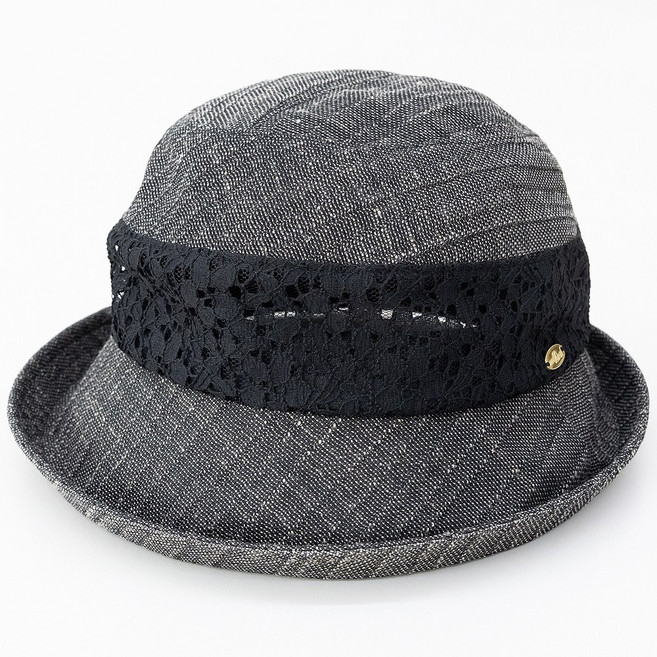 말리온 카라미 꽃레이스 벙거지 모자