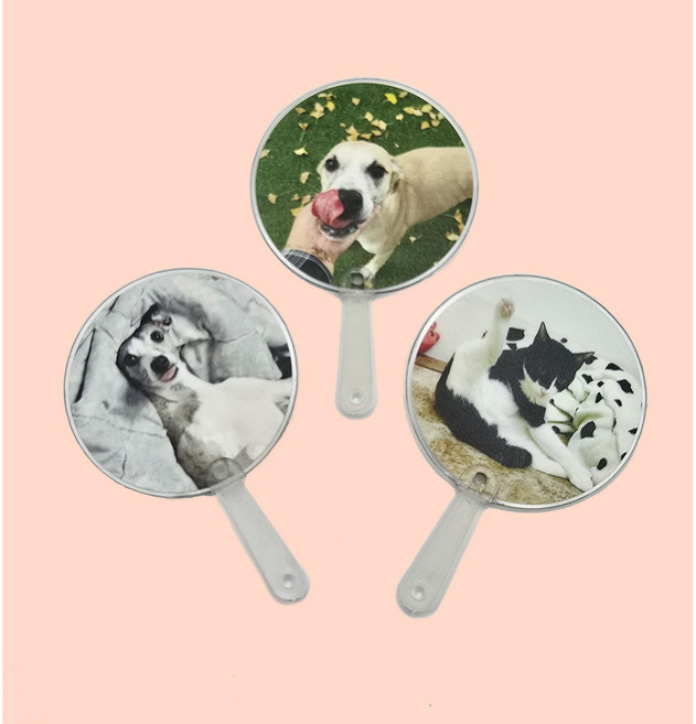 내사진으로 만드는 포토 미니부채 키링, 1개, 포토 미니부채키링