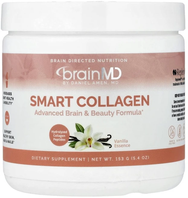 브레인MD 스마트 콜라겐 바닐라 에센스 BrainMD Smart Collagen Vanilla Essence 153g - 쿠팡