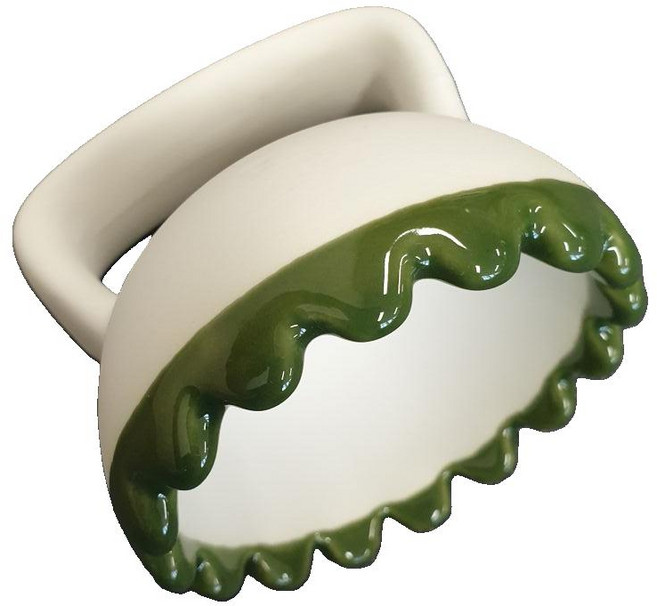 메디코치 하루 5분 외모관리 천연 백토 도자기 괄사 페이스 바디 두피 림프 디톡, 그린, 1개