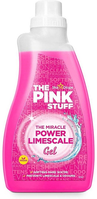 더 핑크 스터프 미라클 파워 세탁기 세탁조 석회질 경수 연화제 하드워터 젤 세제, 1개, 1L