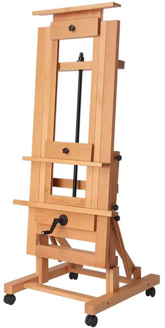 대형 원목 이젤 대작 전문가용 각도 유화대 드로잉