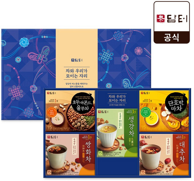 담터 다정종합선물세트 / 명절세트 (12-2호), 2개, 차 5종