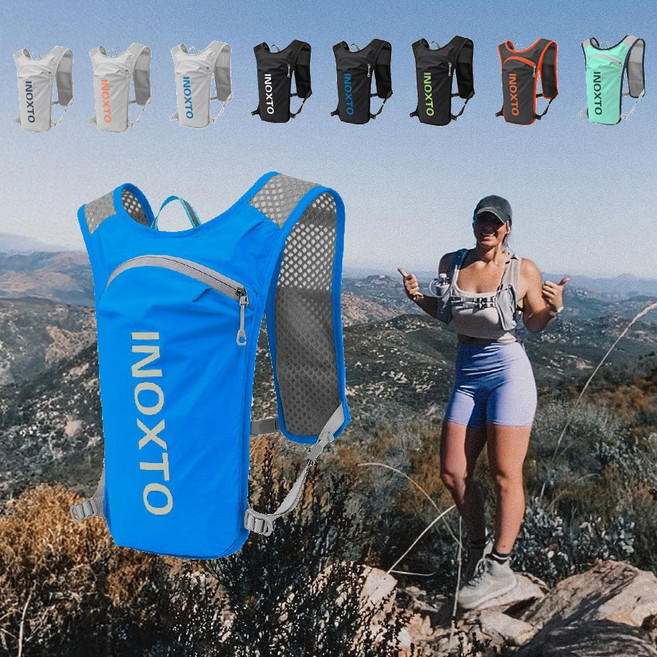 비르피츠 150g 초경량 트레일 러닝백 베스트, 블루 (Free)