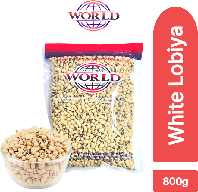 World White Lobiya 동부콩 (흰 눈콩), 1개