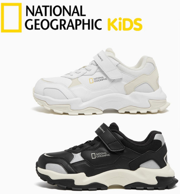 [매장상품] 내셔널지오그래픽 키즈 운동화 데일리 초등학생 찍찍이 학교 야외활동 일상화