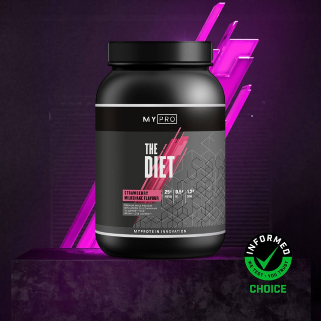 마이프로틴 The Diet 더 다이어트 웨이+글루코만난+CLA 공액리놀레산 딸기 1kg, 1개