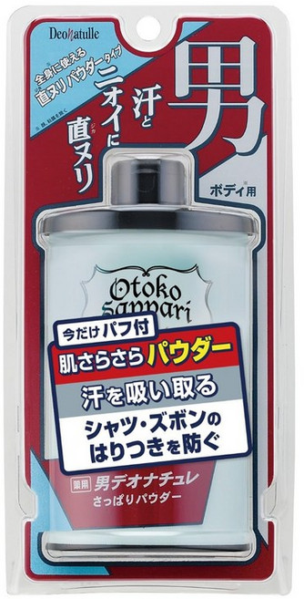 [의약부외품] 데오나츄레 남자 깔끔한 파우더 남성용 바디용 직접 누리제땀, 15g, 1