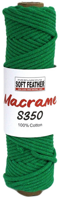 SOFT FEATHER Macrame 編結棉線 S350 3mm 優質棉質 多色手作材料, 17, 1個