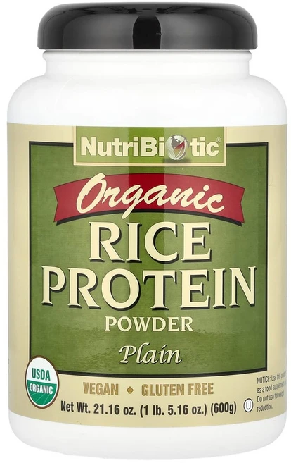 뉴트리바이오틱 오가닉 유기농 쌀단백질 파우더 라이스프로틴 600g 운동인 운동전후, 1개 - 쿠팡