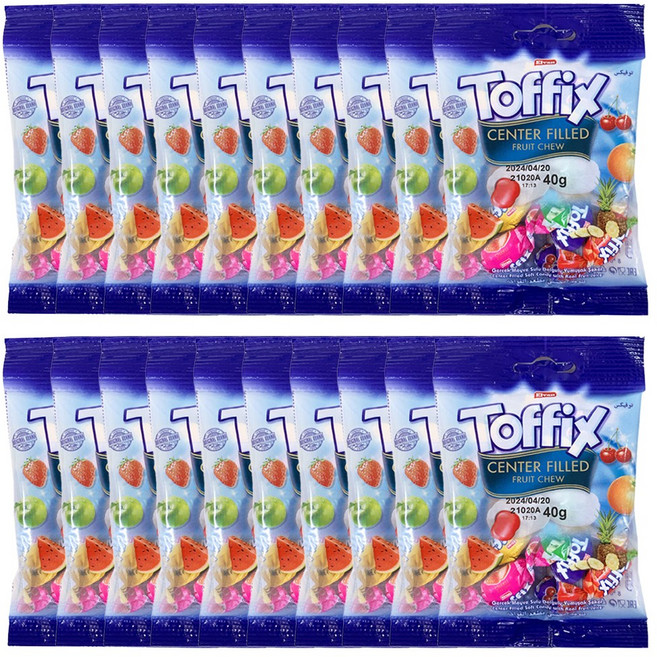토픽스 과즙캔디, 40g, 20개