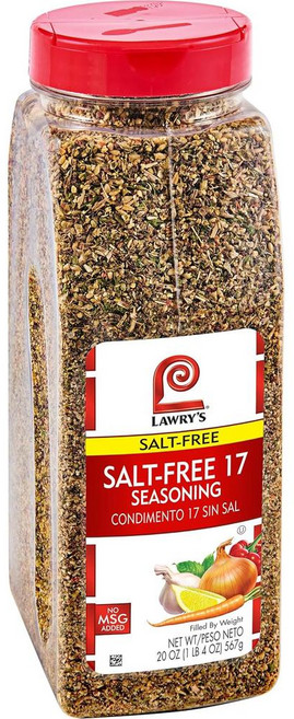 Lawry’s 무염 17 시즈닝, 1개, 567g